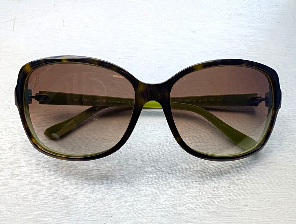 kate spade new york AILEY/S Womenβs Brown/Green Frame Brown Lenses